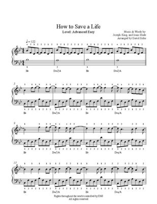 How to Save a Life: Piano Sheet Music and its Therapeutic Journey