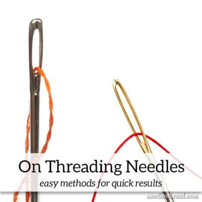 how to thread an embroidery needle: What if we could thread a needle with our thoughts?